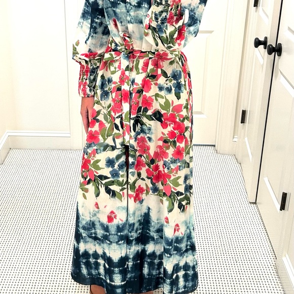 Misa Los Angeles Bettina Dress Size Small Floral Tie Dye NWOT - Picture 4 of 16